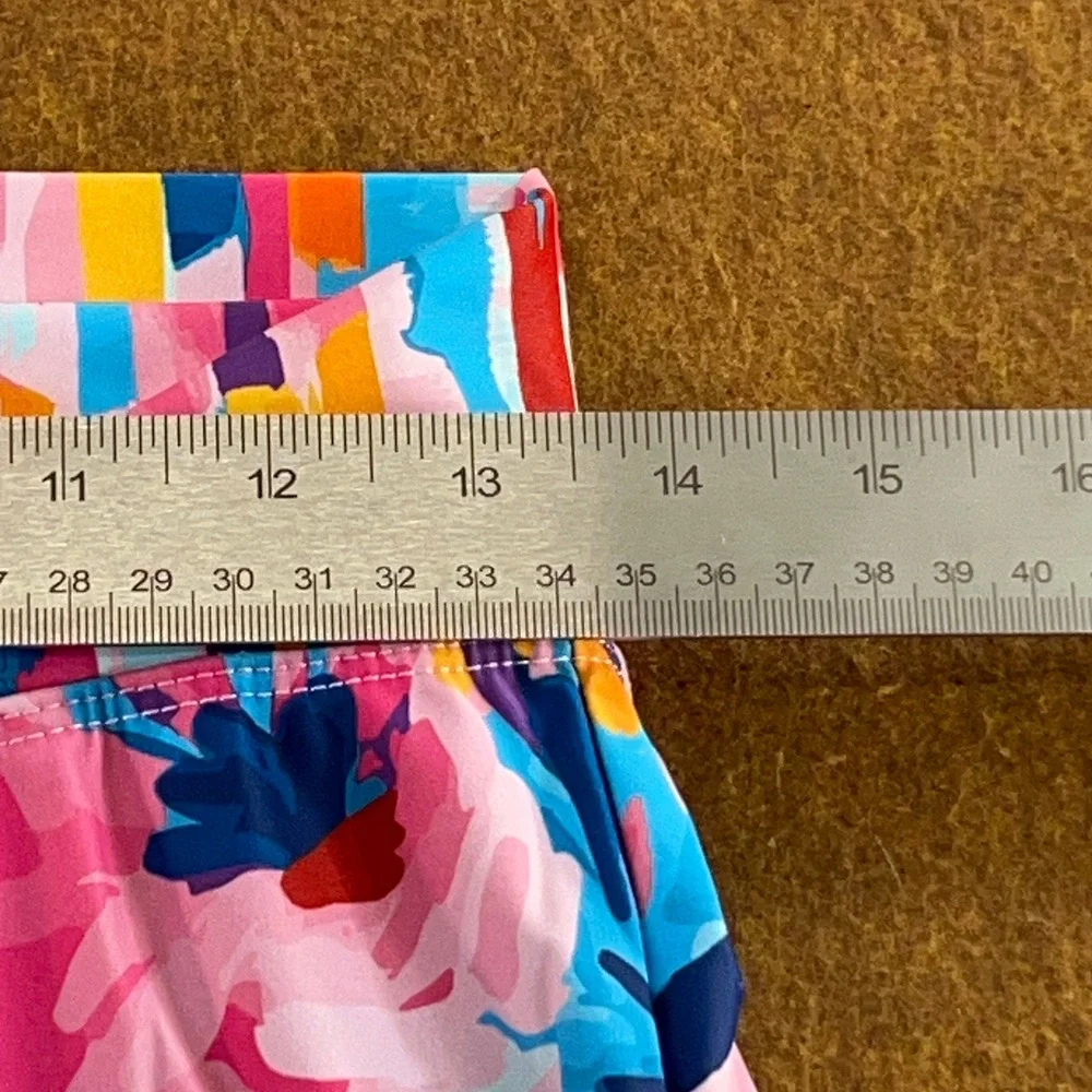 SkortObsession Womens Small Multi Color Floral Active Fitness Skort NWT